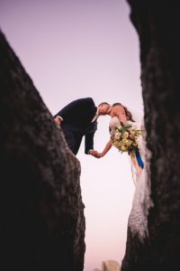 Wedding Photo Over Gap